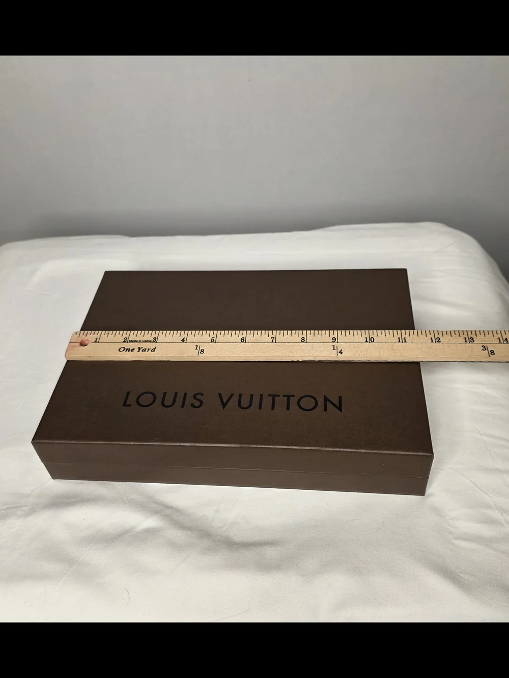 Louis Vuitton Orange Paper Shopping Bag and Brown Gify Box